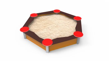 Hexagonal Small Sandbox 1,2 M